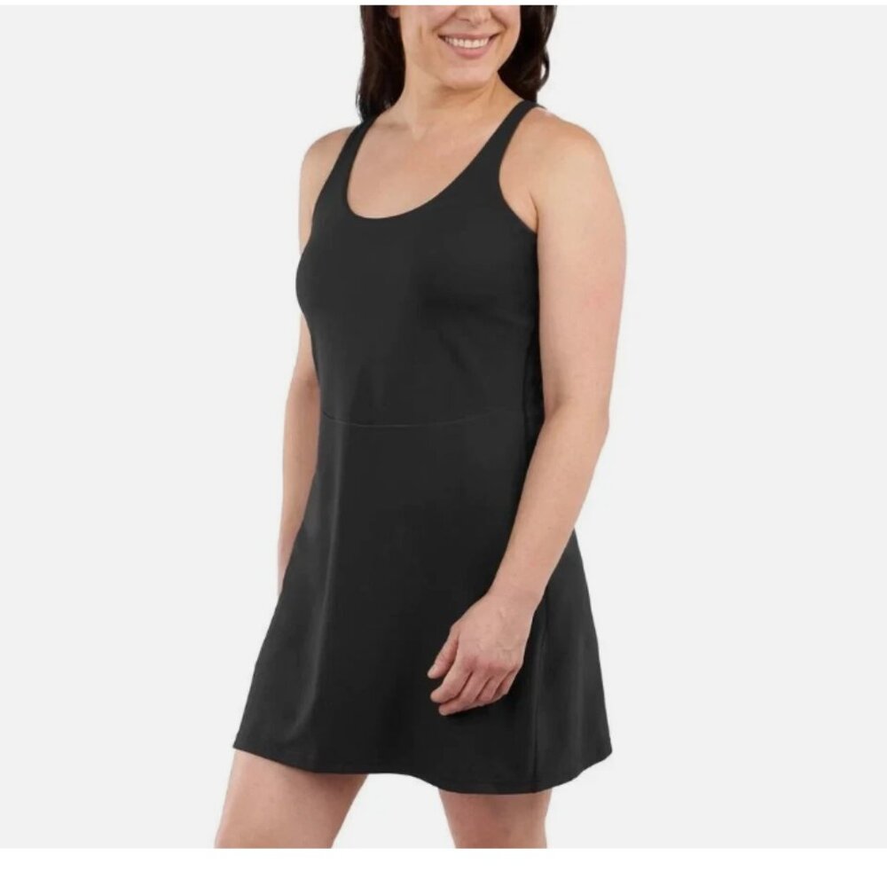 Elle Sport Women's Active Tank Dress Black M